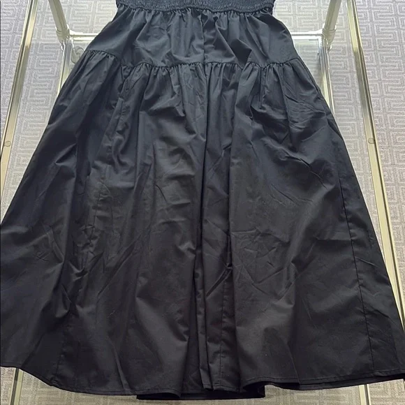 Abercrombie & Fitch Black Pleated Maxi Sundress - Picture 4 of 4